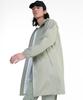 Aigle Official MTD Rain Pack Pocketable Hooded Sage Size Small Waterproof, Breathable, Water-Repellent Zip-Up Coat, Green,