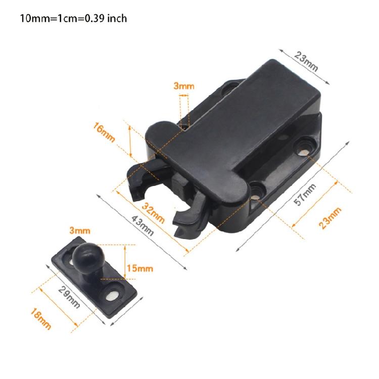 Keyless Door for Latch Cupboard Door Push for Latch for Furniture Doors Without