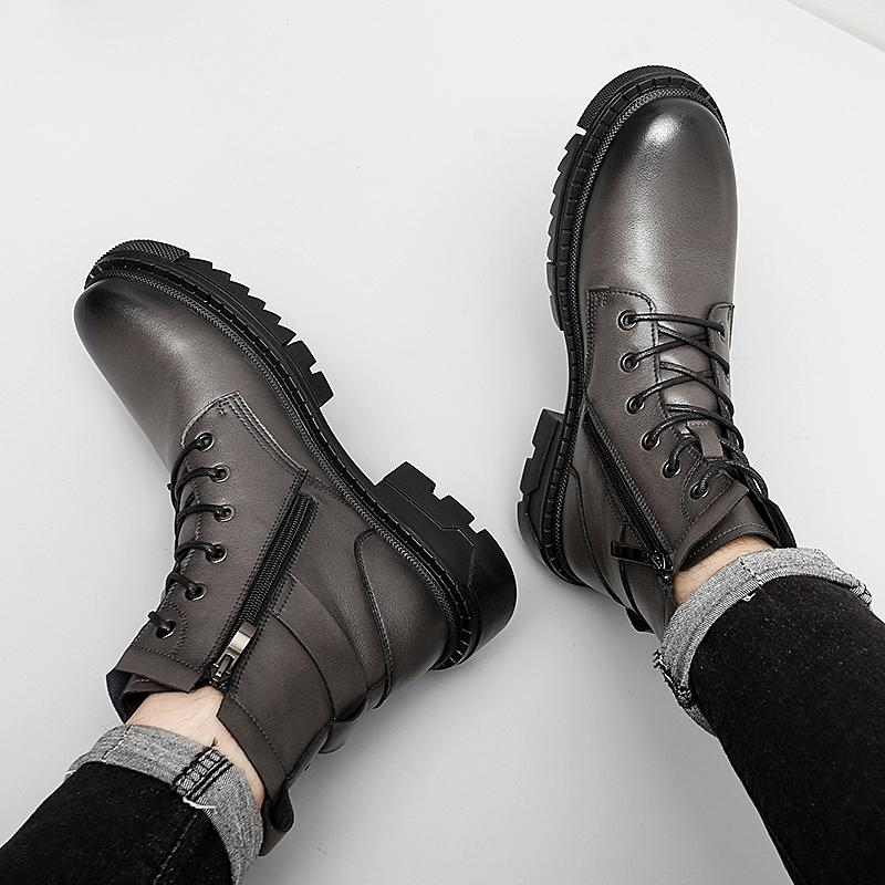 Модные зимние мужские ботинки — фото 6