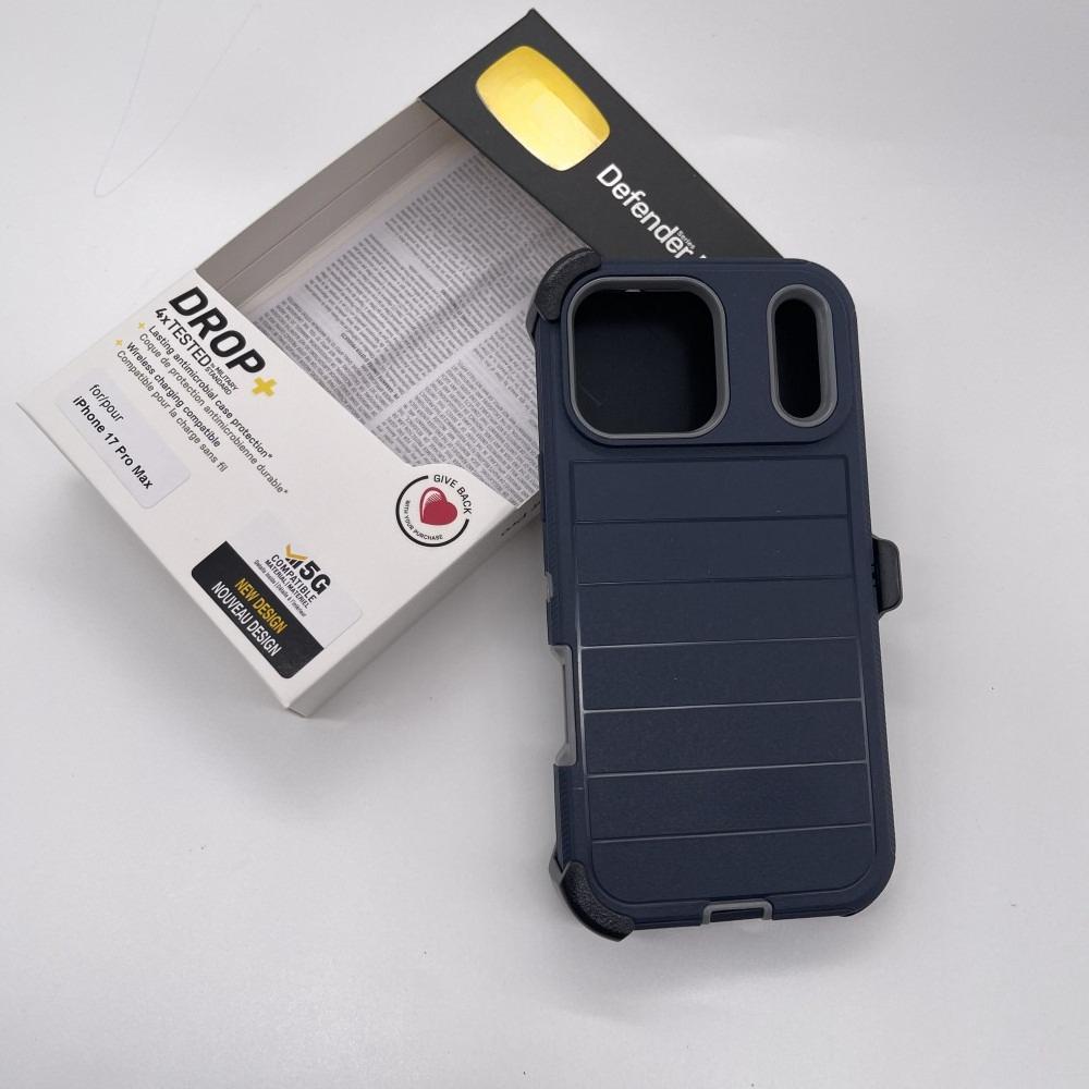 Defender Pro Series Hülle für iPhone 17 Pro Max Air 16 15 14 13 Offiziell Original Ott BOX Kameraschutz Sturzsichere Hülle Clip