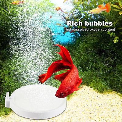 35/50/80/100 mm Akvarium Syrebeluftare Akvarium Nano Tyst Fiskbehållare Syrepump Luftsten Återanvändbar Syretillförsel Tillbehör