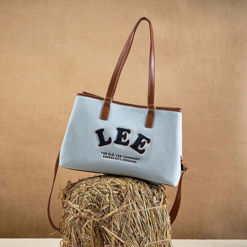 New Lee Fabric Crossbody Handbag, Shoulder Bag Regular Women's Light Blue LE250109M-502
