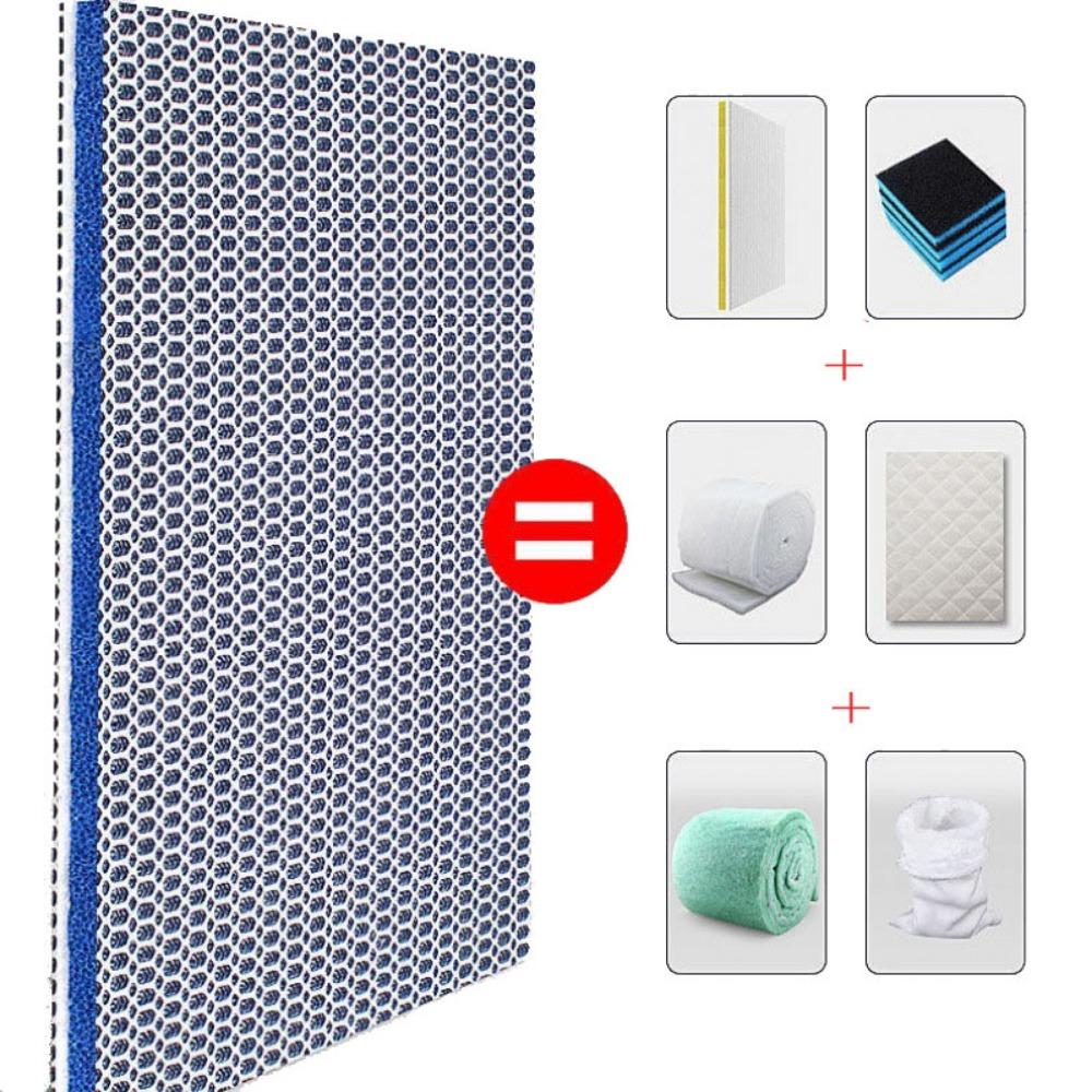 Soft No Glue Aquarium Accessories Reusable Fish Tank Filter Filter Pads Pond Filter Filter Sponge