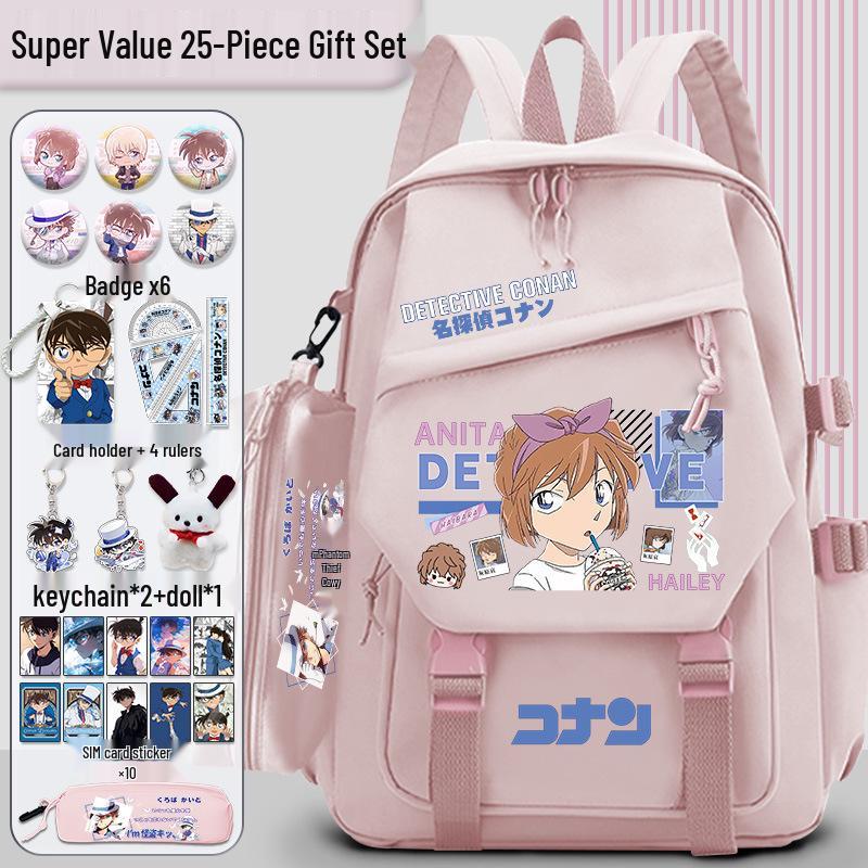 Detective Conan x Kaito Kid Large Capacity Backpack for Students