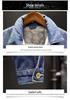 Men's Korean Style Winter Velvet-Lined Denim Jacket - Trendy, Warm, Casual Wear for Students