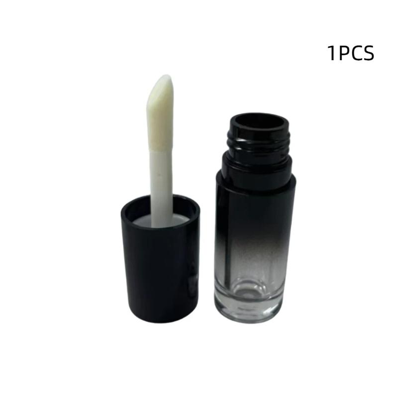 

1/5 Pcs Empty Lip Gloss Tubes Round 6Ml Lip Tubes With Thumb Brush Container Bottles Container Tube Used For Filling Lip Glaze