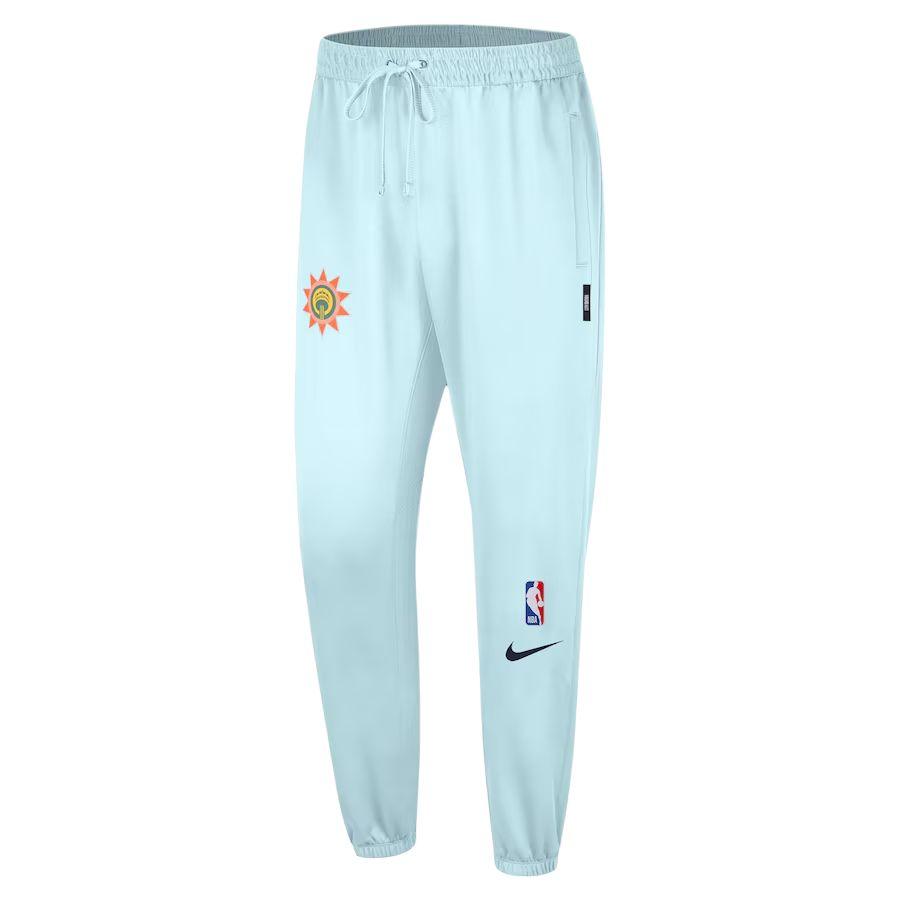 

Nike X NBA Collaboration San Antonio Spurs 2024/25 Lace-Up Minimalist Fashion Cuffed Casual Pants Men bottoms FZ0069-474 S