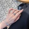 High-End Design Temperament Ring Women'S Tide Opening Exquisite Light Luxury Ring Jewelry