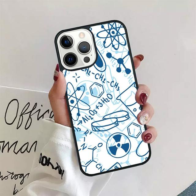 Science Chemistry Formulas Phone Case Cover For iPhone 17 Air 15 16 14 13 11 12 Pro Max Max Plus Back Coque shell