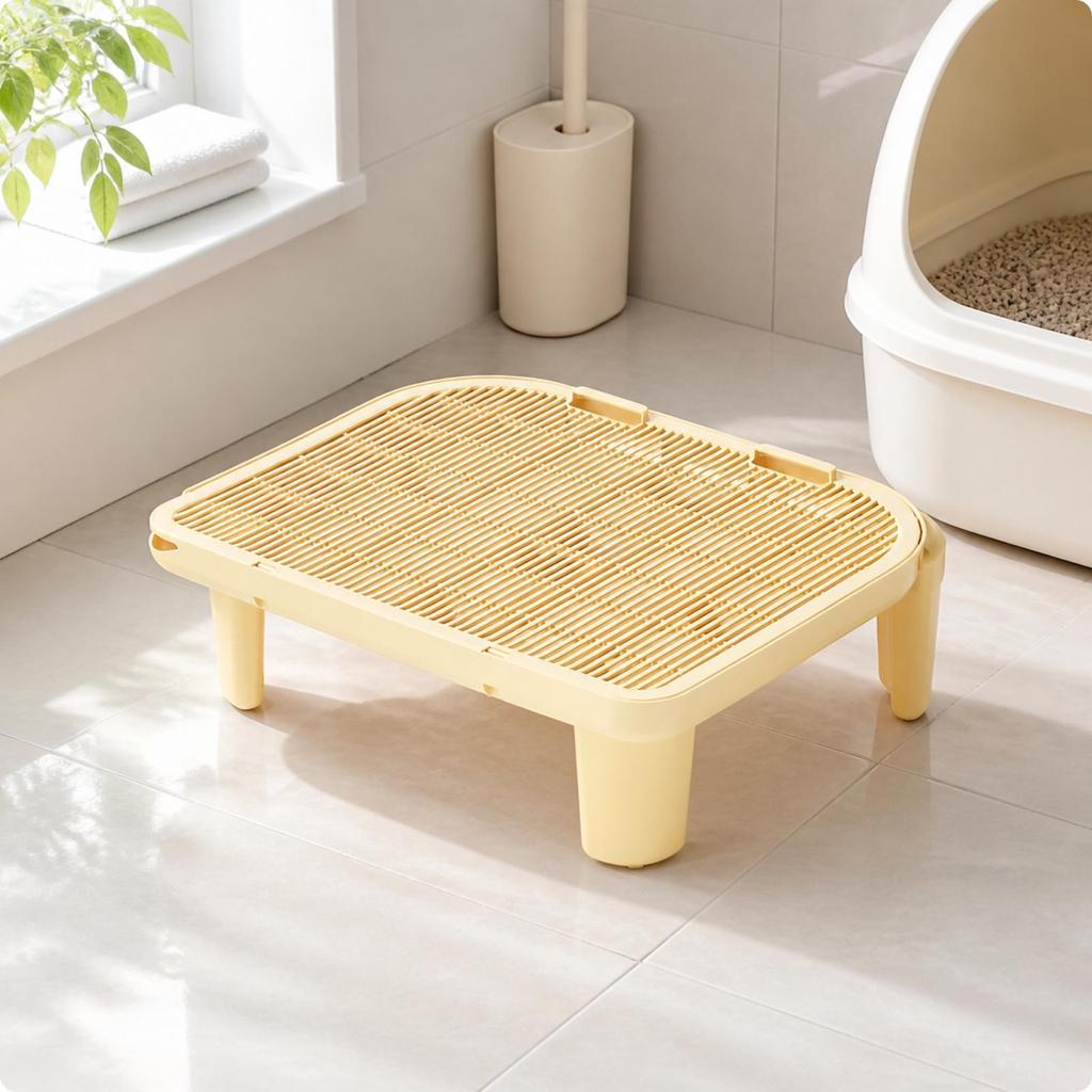 Low-Maintenance Mat Practical Cat Litter Rug Ventilated for Home