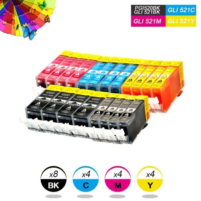 

Compatible CLI-521 PGI-520 Ink Cartridges for Canon Pixma MP630-980