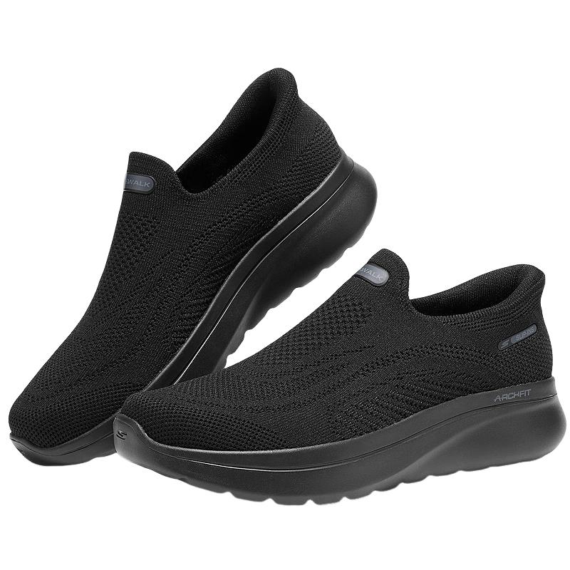 Skechers Men s Wide Fit Slip-on Walking Shoes US 8.5