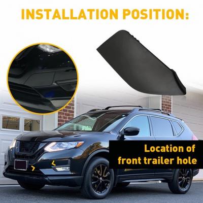Fit 2017 2018 Nissan Front Rogue Bumper Tow Hook Cover 622A0-6FL0H