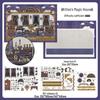 Infeel.Me My Little House 3D Scenery Stickers - Miniature Two-Layer Quiet Book Series