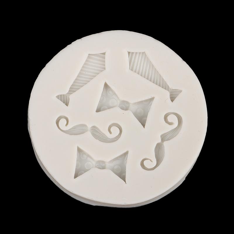 1ks Mašle Pryskyřičné Formy Silikonové Fondánové Formy Nástroje pro Zdobení Dortů Cukrářské Kuchyňské Pečicí Příslušenství Nástroje na Dorty