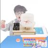 Educational Diy Electric Static Snow Toy Science Experiment Kit For Kids Wood Material