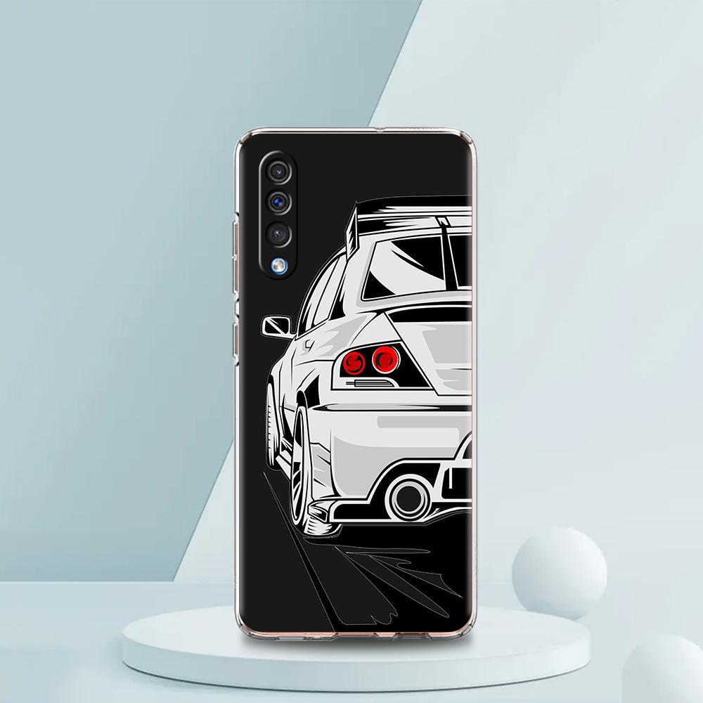 Japan JDM Sports Cars Phone Case For Samsung A16 A14 A12 A22 A32 5G A34 A42 A52 A54 A50 A70 A30 A40 A20E A02S A04S A06 Cover