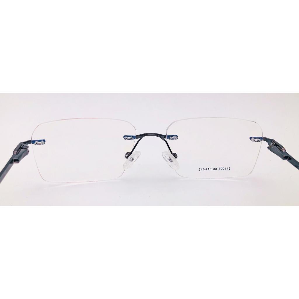 RSINC Unisex Rimless Metal Frame Fashion Optical Tom Gun Green 55-17-142 IB-16 B0DK1YJLXZ
