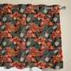 Red Flowers Foliage Modern Window Curtains for Living Room Bedroom Curtain Kitchen Treatment Blinds Drapes