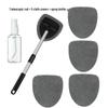 Telescopic Microfiber Car Window Cleaning Brush & Scraper