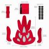 2 Sets Sponge Helmet Lining Soft Bicycle Helmet Liner Durable Helmet Liner  Electric Scooter Use