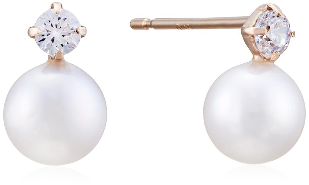 ESTELLE [WEB Exclusive] K10 Yellow Gold Cubic Zirconia Earrings 0242-0722-0019-0000