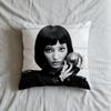 Cushion Cover FILM Soft Case Sofa Living Faouzia NOIR Room Home Comfortable Office Decor Protective Pillow