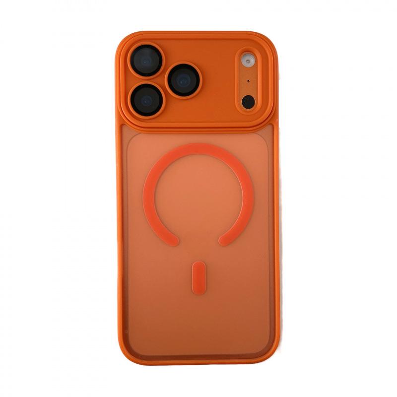 iPhone 17 Pro Max Solid Color Matte Photo Frame Case - Skin-Feel Protective Cover for Apple 14PM, 15PM, 16PM.