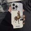 The New Pentium Horse Racing Is Suitable for Iphone17 Mobile Phone Case Apple 16promax/15 Personalized 14pro13 Tide Brand