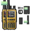 Twin Pack Baofeng UV-5R Mini 5W Radios | Bluetooth Channel Sync + NOAA Storm Reports | Type-C Rechargeable for Emergencies
