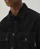 MAGOODGAN Labor 2113 Corduroy Utility Loose Fit Black Shirt