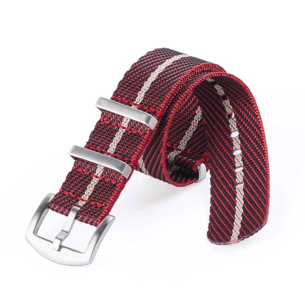 Weiches Nylonarmband für Omega Seamaster 007 Herren Damen Militär Canvas Ersatz Uhrenarmband für Seiko Prospex Uhrenarmband 18mm 20mm 22mm