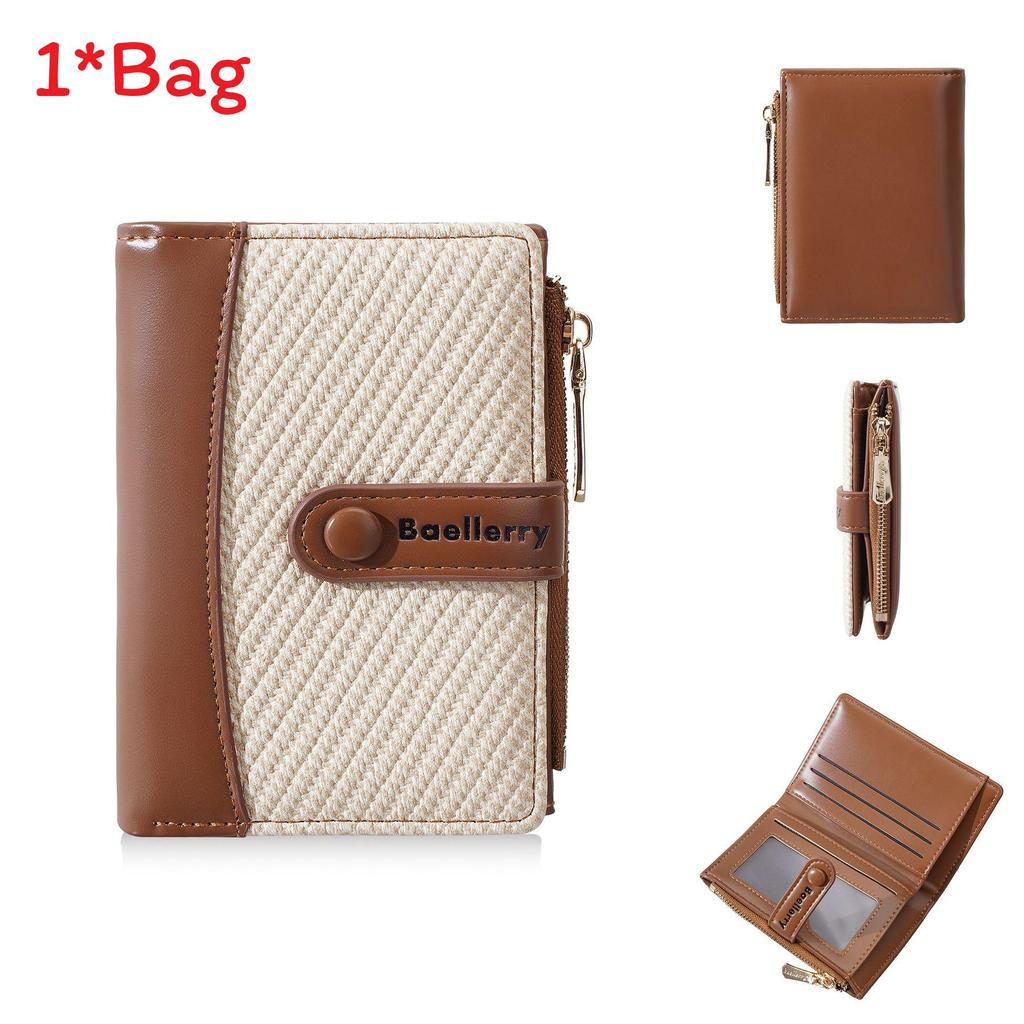 Baellerry Womens Wallet Pu Leather Crossbody Card Holder With Expandable Storage For Daily Use