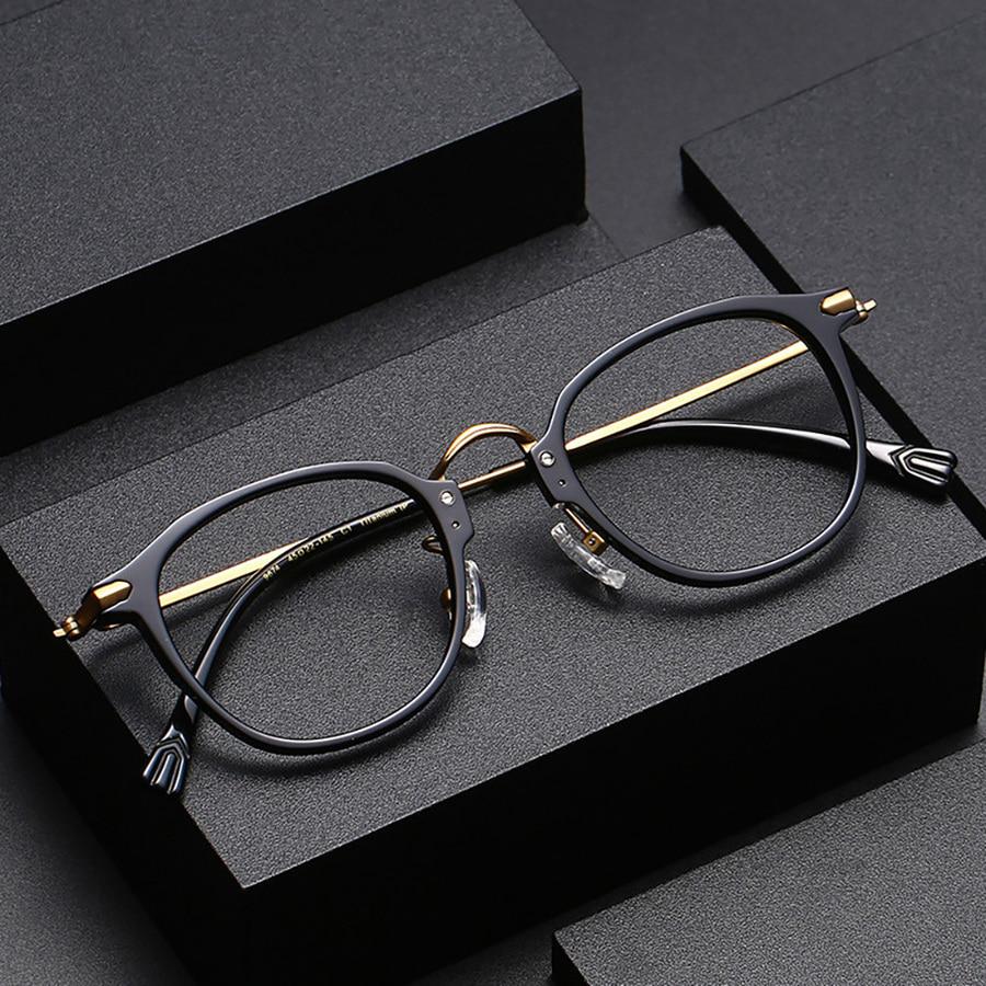 Lingkeonpeuleim Lf9674_Red Wine Ip Titanium Eyeglass Frame