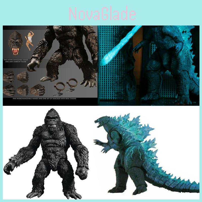 Figurine d'action Godzilla Vs King Kong de 7 pouces en PVC pour les collectionneurs et les fans enthousiastes