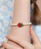 Bonbeau Juicy Fresh Water Pearl Bracelet Colored Beads Fruit Pendant Freshwater Pearl Bracelet