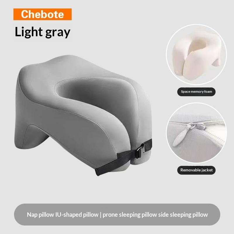 Portable U-Shaped Travel Pillow Memory Foam Sleeping Pillows Office Nap Pillow Car Airplane Neck Cushion Ergonomic Head Support