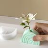 Heart Shaped Flower Vase Silicone Mold Unique Home Decors Craft Mold Ideal For Resin Soap And Candle Making