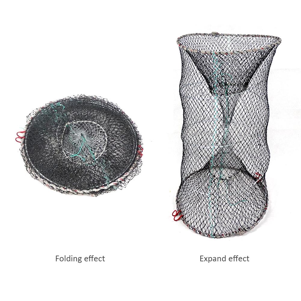 Foldable Fishing Cast Net Crab Trap Fish Cages Shrimp Fish Trap Large Creel Feeder Loach Crab Catchers Surfcasting Accessories