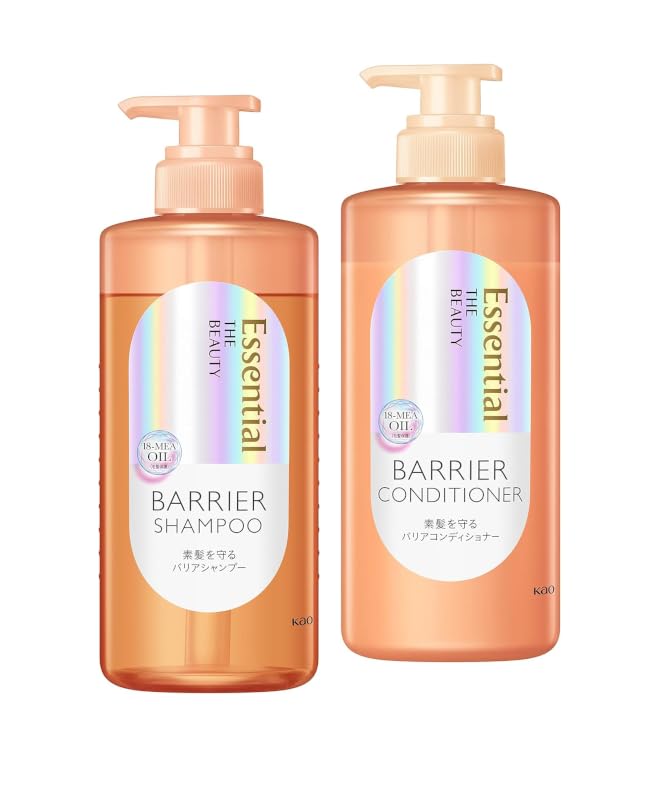 

Essential The Beauty Barrier Shampoo & Conditioner Bottle 450ml + 450ml Floral Luxe Scent Set