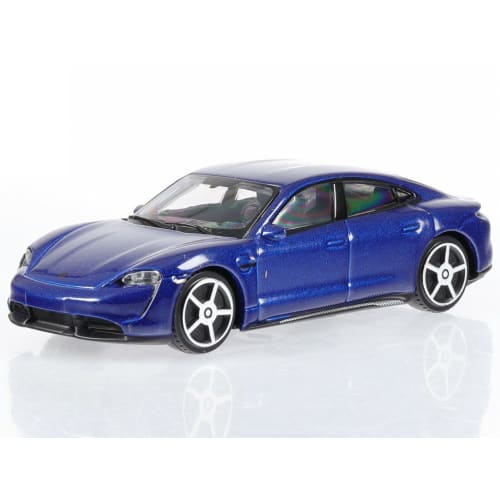 Burago 1/43 Scale Porsche Taycan Turbo S 2019 (Blue)