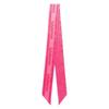 lululemon Narrow Design Silk Scarf Women's Multicolor Deep Pink/Paradise Pink/Lulu Red F