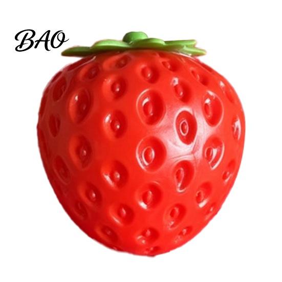 Fruit Stress Relief Toys Giant Toy, Mango Pineapple Grape Strawberry Watermelon Banana Hand Exercise Tools Squeeze Exerciser Toy for Anxiety Shaped