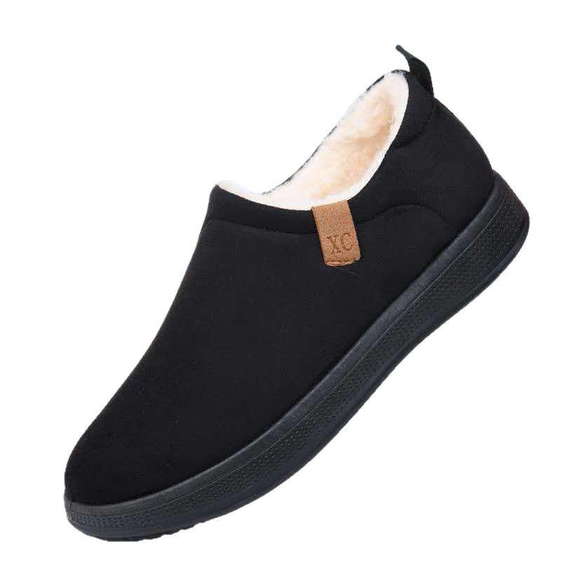 Schneestiefel für Herren, neue Winter-Schneestiefel aus Samt, dicke Schneestiefel für Herren, Baumwollschuhe für Herren, warme Winterschuhe, große Baumwollschuhe