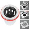 White Plastic Drain Cover 6 7 3cm for Sewer Block and Debris Filtration