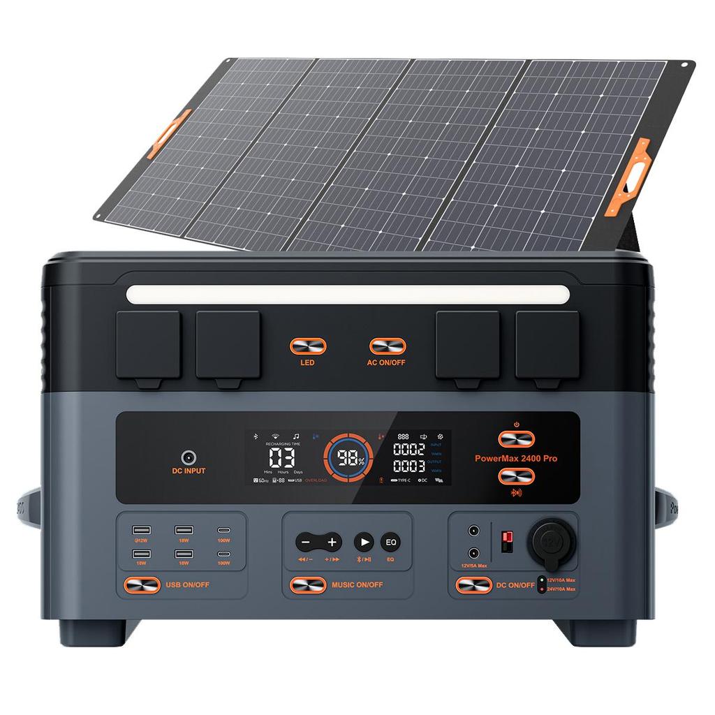 Oscal Portable Power Station PowerMax 2400 Pro 2016wh Capacity  2400W Output  1500W Ultra-fast Charging