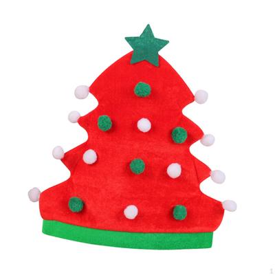 Christmas Tree Hat Costume Accessory Roles Play Prom Women Men Stage Performance Ball Xmas Makeup