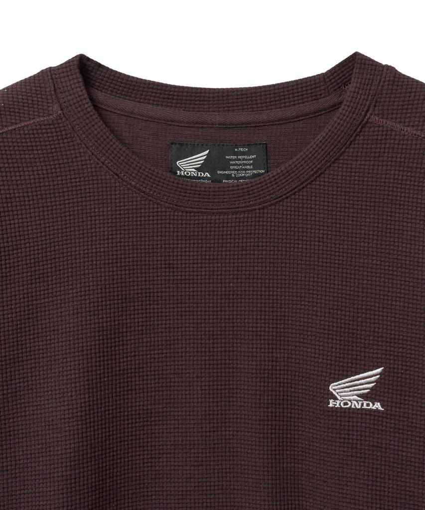 PHYPS MOTORCYCLE H-Tech Waffle Long Sleeve Burgundy