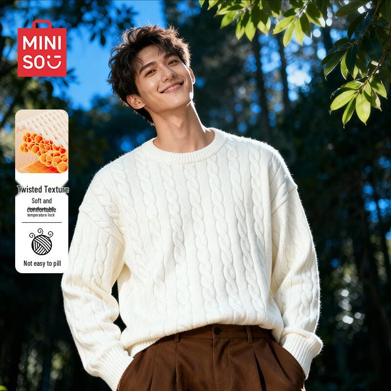 MINISO New Year Couple Men's Jacquard Knit Sweater