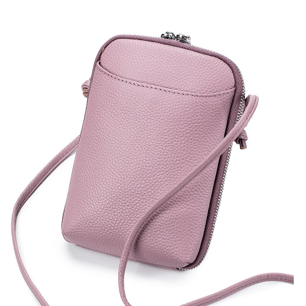 Neue Nischendesign Handy-Tasche Damen einfache Mode Schulter Umhängetasche Mini-Tasche Damen